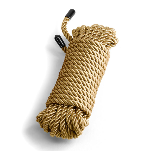 Bound Bondage Rope Gold 25ft Length Shibari Knot Restraint Fetish Play