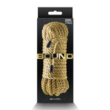 Bound Bondage Rope Gold 25ft Length Shibari Knot Restraint Fetish Play