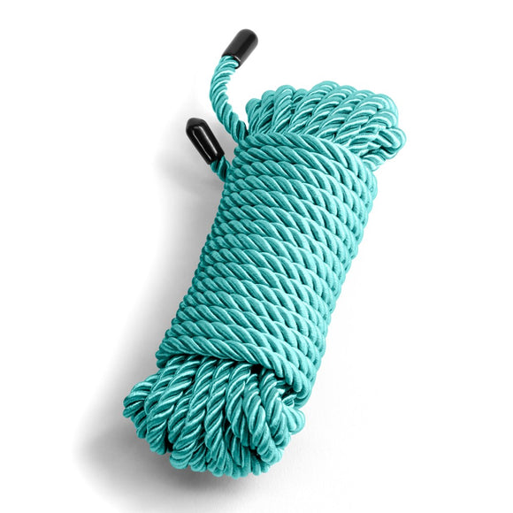 Bound Bondage Rope Teal Green 25ft Length Shibari Knot Restraint Fetish Play