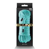 Bound Bondage Rope Teal Green 25ft Length Shibari Knot Restraint Fetish Play