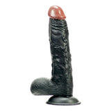 NMC Hoodlum 8.5 Inch Realistic Black Dong Penis Cock Dildo Sex Toy