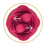 Nasstoys Clit-Tastic Tulip Finger Massager & Pleasure Anal Plug Red Clitoral Vibrator Sex Toy