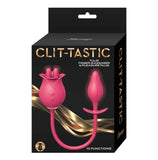 Nasstoys Clit-Tastic Tulip Finger Massager & Pleasure Anal Plug Red Clitoral Vibrator Sex Toy