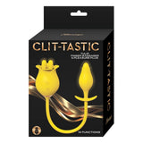 Nasstoys Clit-Tastic Tulip Finger Massager & Pleasure Anal Plug Yellow Clitoral Vibrator Sex Toy