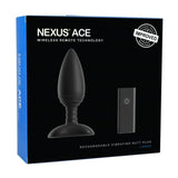 Nexus Ace Large Vibrating Butt Plug Remote Control USB Rechargeable Anal Sex Toy