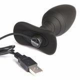 Nexus Ace Medium Vibrating Butt Plug Remote Control USB Rechargeable Anal Sex Toy