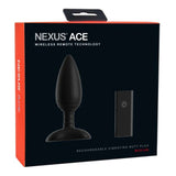 Nexus Ace Medium Vibrating Butt Plug Remote Control USB Rechargeable Anal Sex Toy
