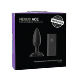 Nexus Ace Small Vibrating Butt Plug Remote Control USB Rechargeable Anal Sex Toy