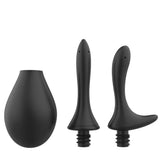 Nexus Anal Douche Set 2 Nozzle Tip Enema Cleansing Kit Prostate Play