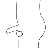 Nexus Forge Adjustable Silicone Cock and Ball Ring Double Lasso Penis Testicle Band