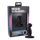 Nexus G-Play+ Small Black Prostate Massager Unisex Anal Vibrator USB Sex Toy