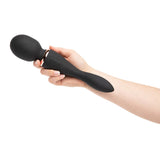 Nu Sensuelle Alluvion XLR8 Dual-Ended Bend Wand Massager Black Vibrator Sex Toy