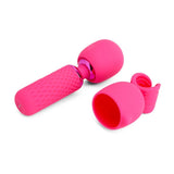 Nu Sensuelle Nubii Harlow Mini Wand with Attachment Head Pink Sex Toy