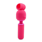 Nu Sensuelle Nubii Harlow Mini Wand with Attachment Head Pink Sex Toy