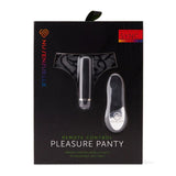 Nu Sensuelle Pleasure Panty Remote Control Bullet Vibrator & Black Lace Underwear Set