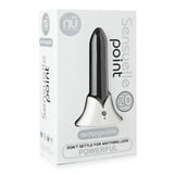 Nu Sensuelle Point Bullet Vibrator Black Silicone Massager Vibe Sex Toy