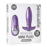 Nu Sensuelle Remote Control Mini Butt Plug Purple Rechargeable Anal Sex Toy