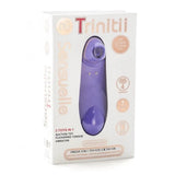 Nu Sensuelle Trinitii Triple Action Clitoral Suction Vibrator Violet
