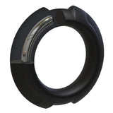 OptiMALE FlexiSteel Silicone Metal Core Cock Penis Ring Black 43mm