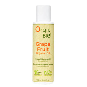 Orgie Bio Grapefruit Organic Sensual Massage Oil 100ml Natural Vegan