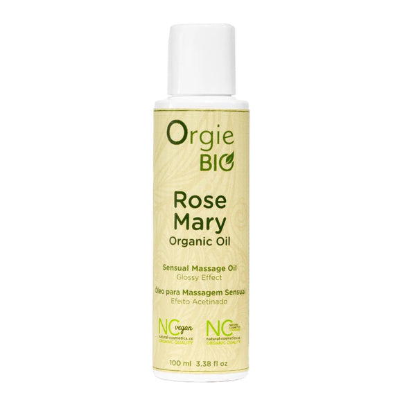 Orgie Bio Rosemary Organic Sensual Massage Oil 100ml Natural Vegan