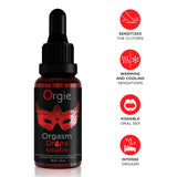 Orgie Orgasm Drops Kissable Clitoral Arousal Gel Oral Sex Stimulation 30ml