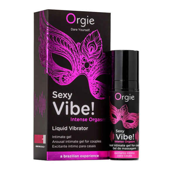 Orgie Sexy Vibe! Intense Orgasm Liquid Vibrator Couples Intimate Arousal Gel 15ml