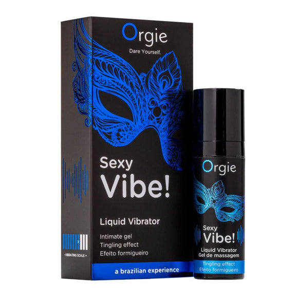 Orgie Sexy Vibe! Liquid Vibrator Tingling Effect Intimate Arousal Gel 15ml