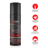 Orgie Touro Man Power Cream Taurine Erection Enhancer Penis Performance 15ml