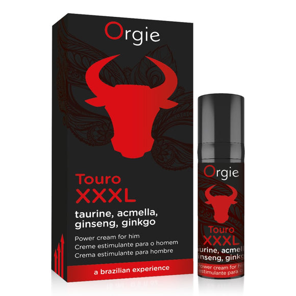 Orgie Touro XXXL Penis Erection Enlarger Mens Arousal Power Cream For Him 15ml