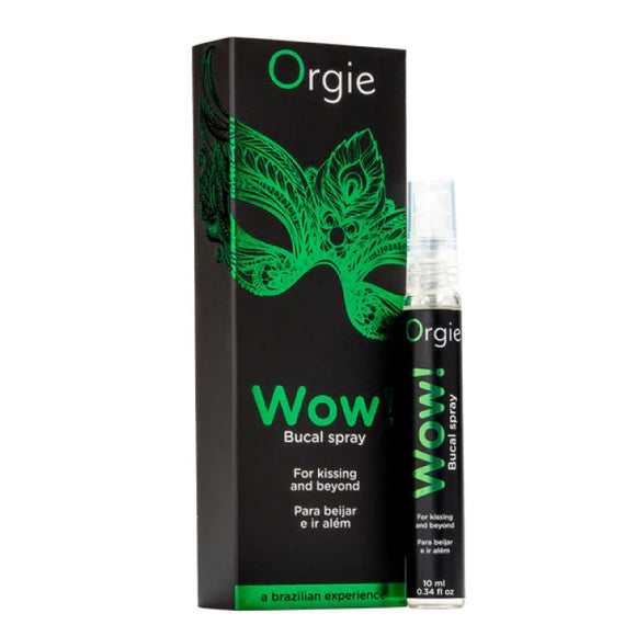 Orgie Wow! Oral Buccal Spray Ice Mint Kiss Stimulation Foreplay 10ml