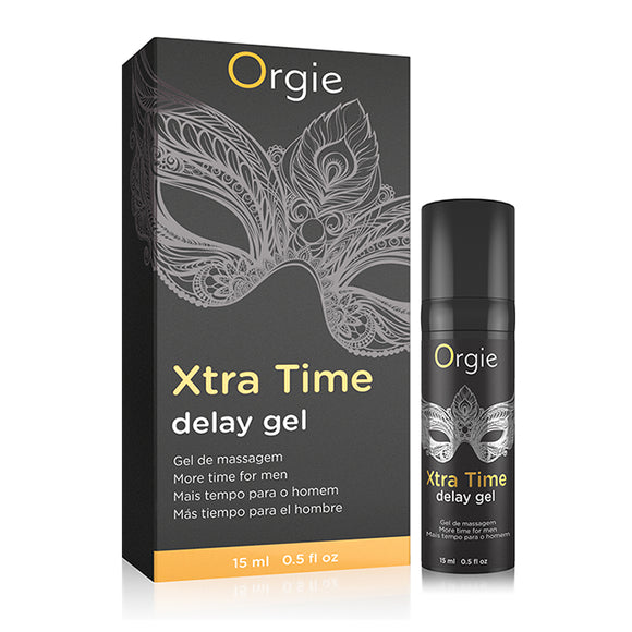 Orgie Xtra Time Delay Gel Penis Erection Natural Prolong Sex Performance 15ml