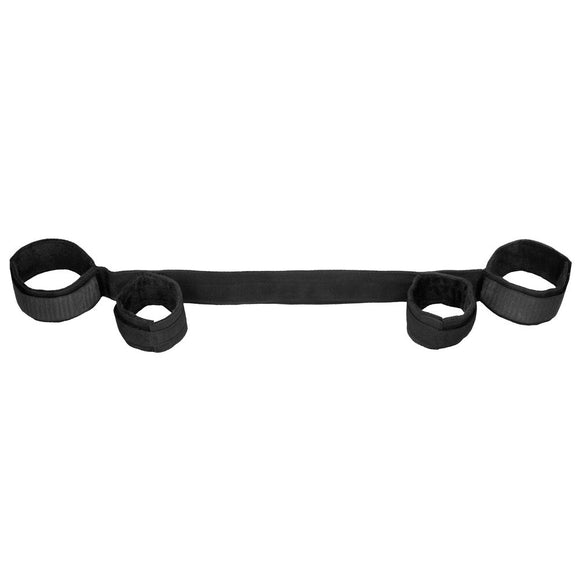 Ouch! Spreader Bar with Hand and Ankle Cuffs Velcro Bondage Restraints