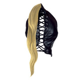Ouch! Xtreme Mask with Blonde Ponytail Bondage Hood Gimp Fetish Play