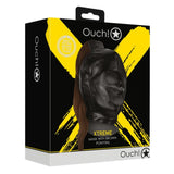 Ouch! Xtreme Mask with Brown Ponytail Bondage Hood Gimp Fetish Play