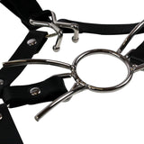 Ouch! Xtreme Head Harness with Spider Gag and Nose Hooks Bondage Fetish Play