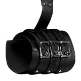 Ouch! Complete Arm Restraints Faux Leather Back Wrist Cuffs Bondage BDSM Fetish Play