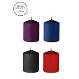 Ouch! Mixed Scented Tease Candles Massage Drip Relaxation (4 Pack)
