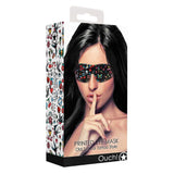 Ouch! Old School Tattoo Style Printed Eye Mask Sensory Bondage Play