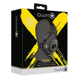 Ouch! Xtreme Open Mouth Gag Head Harness Plug Stopper Bondage Fetish BDSM Play
