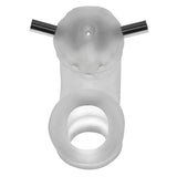 Oxballs Airlock Electro Male Chastity Cage Ice Silicone E-Stim Play