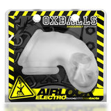 Oxballs Airlock Electro Male Chastity Cage Ice Silicone E-Stim Play