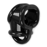 Oxballs Ballsling Ball Splitter Sling Black Cock Ring Testicle Stretcher