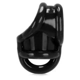 Oxballs Ballsling Ball Splitter Sling Black Cock Ring Testicle Stretcher
