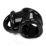 Oxballs Ballsling Ball Splitter Sling Black Cock Ring Testicle Stretcher