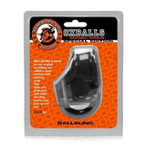 Oxballs Ballsling Ball Splitter Sling Black Cock Ring Testicle Stretcher