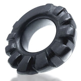 Oxballs Cock-Lug Cock Ring Black Liquid Platinum Silicone Penis Erection Band