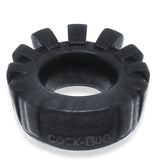 Oxballs Cock-Lug Cock Ring Black Liquid Platinum Silicone Penis Erection Band