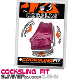 Oxballs Cocksling Fit Penis Ball Sling Ring Cherry Lips Mens Erection Enhancer