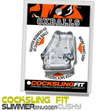 Oxballs Cocksling Fit Penis Ball Sling Ring Clear Mens Erection Enhancer